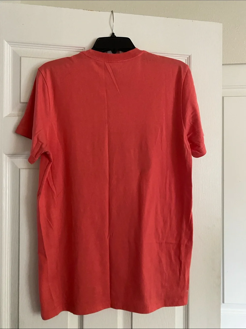 adidas Men’s Coral Red Logo Short Sleeve Tee